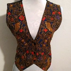Beautiful Vintage Beaded Vest